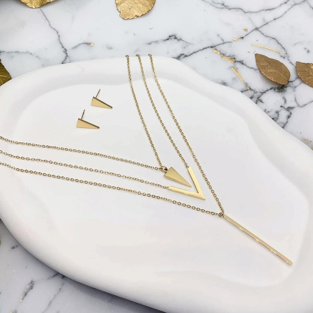 3 V-Shape Jewelry Set
