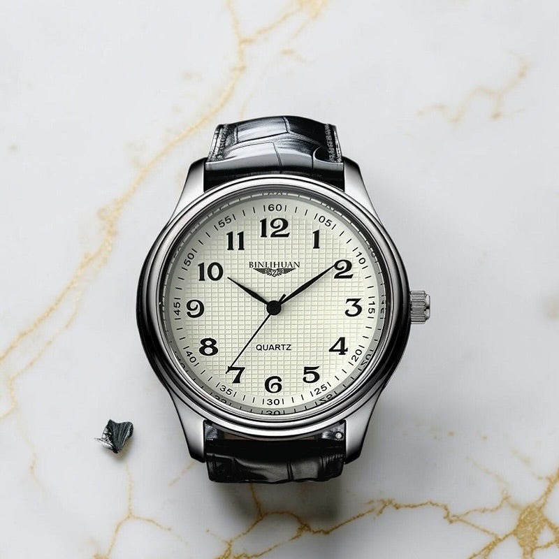 Classic Leather Dress Watch