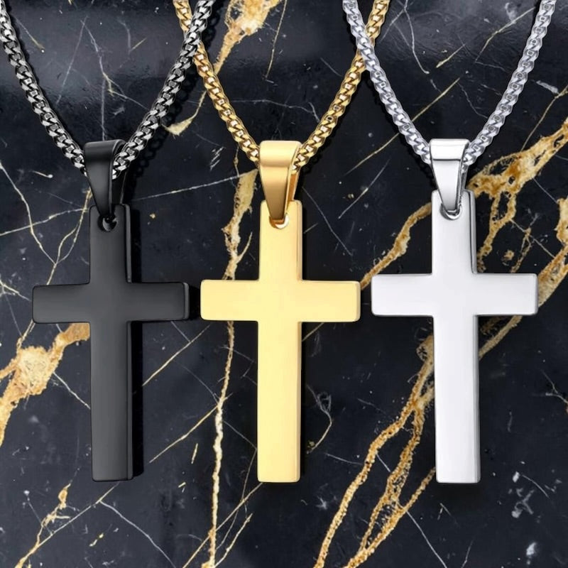 Stainless Steel Cross Necklace