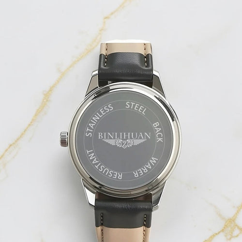 Classic Leather Dress Watch