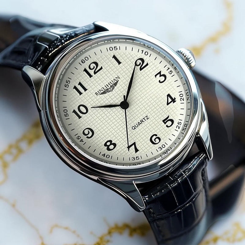 Classic Leather Dress Watch
