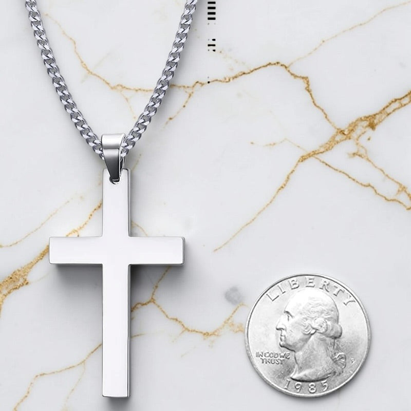 Stainless Steel Cross Necklace