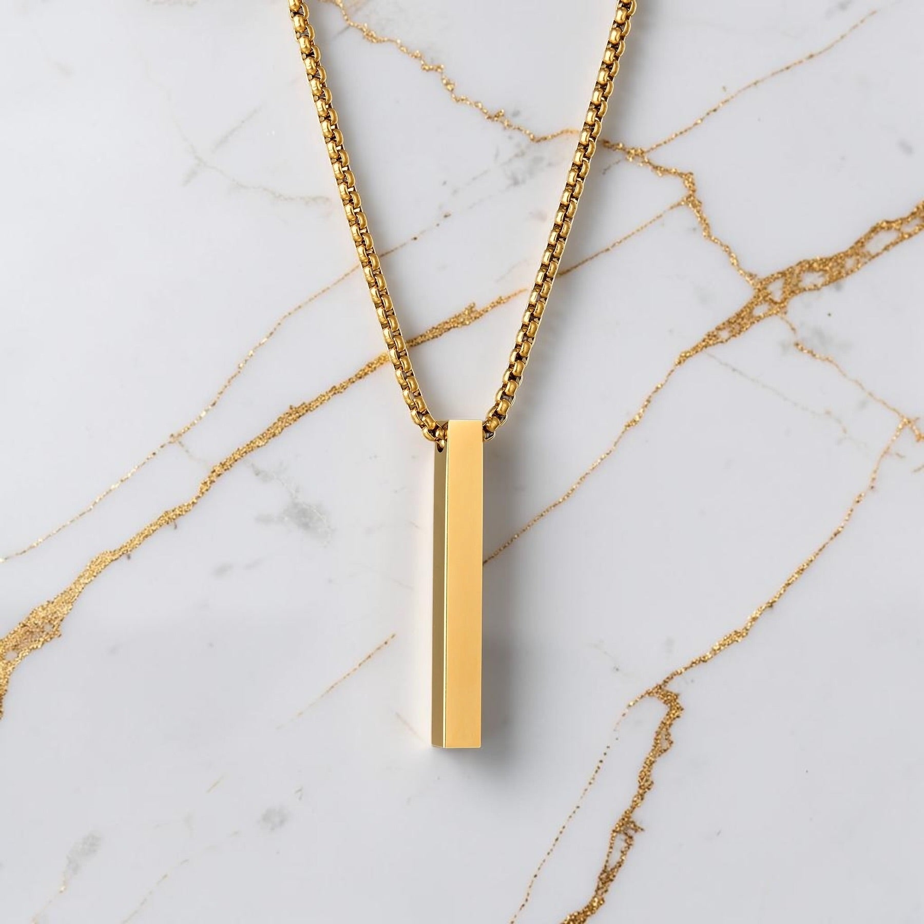 Stainless Steel Bar Necklace
