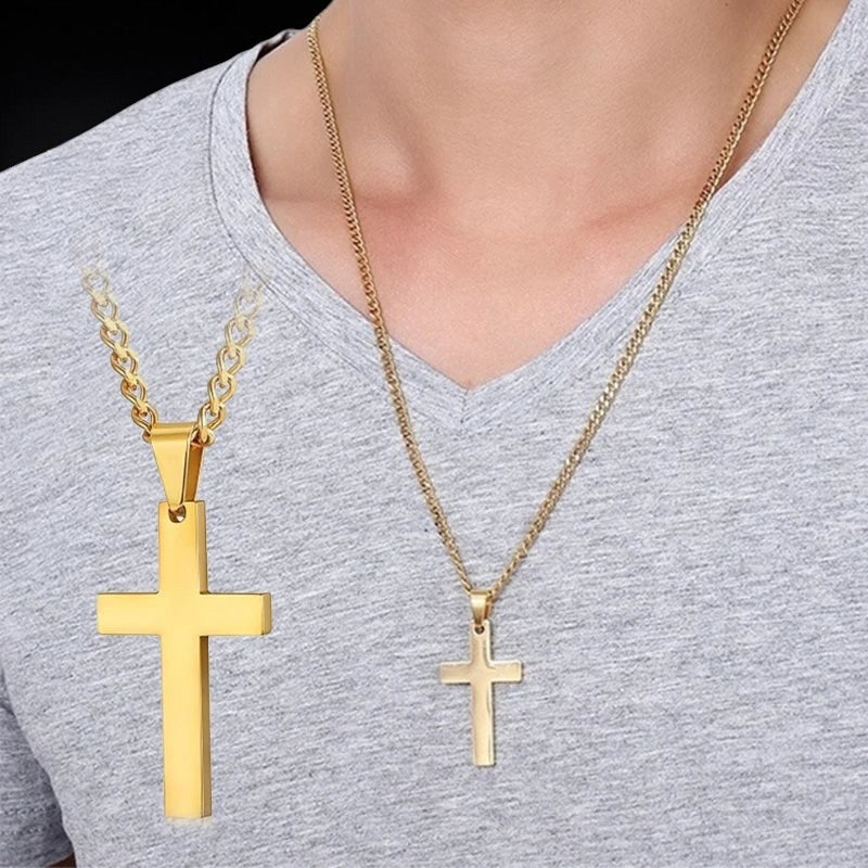 Stainless Steel Cross Necklace