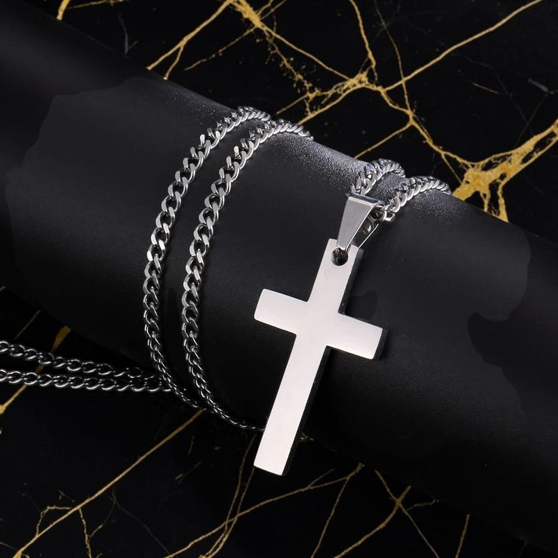 Stainless Steel Cross Necklace