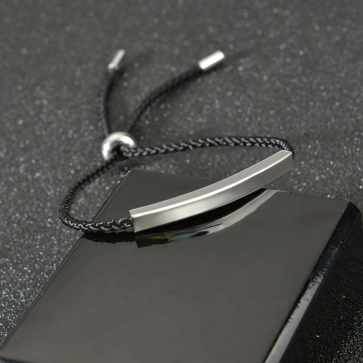 Stainless Steel Bar Chain Bracelet – Couple's Gift