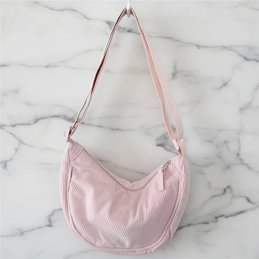 Corduroy Women's Shoulder Bag