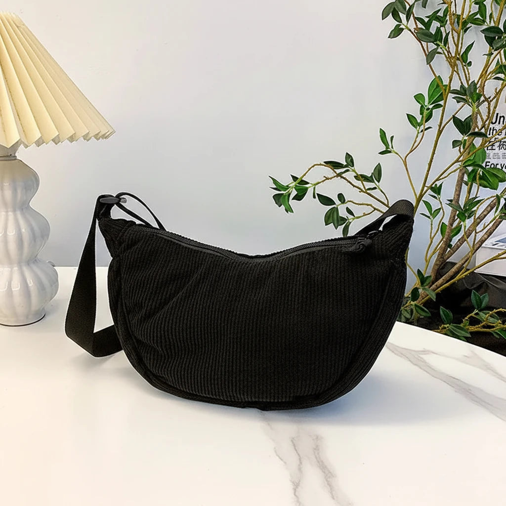 Corduroy Women's Shoulder Bag