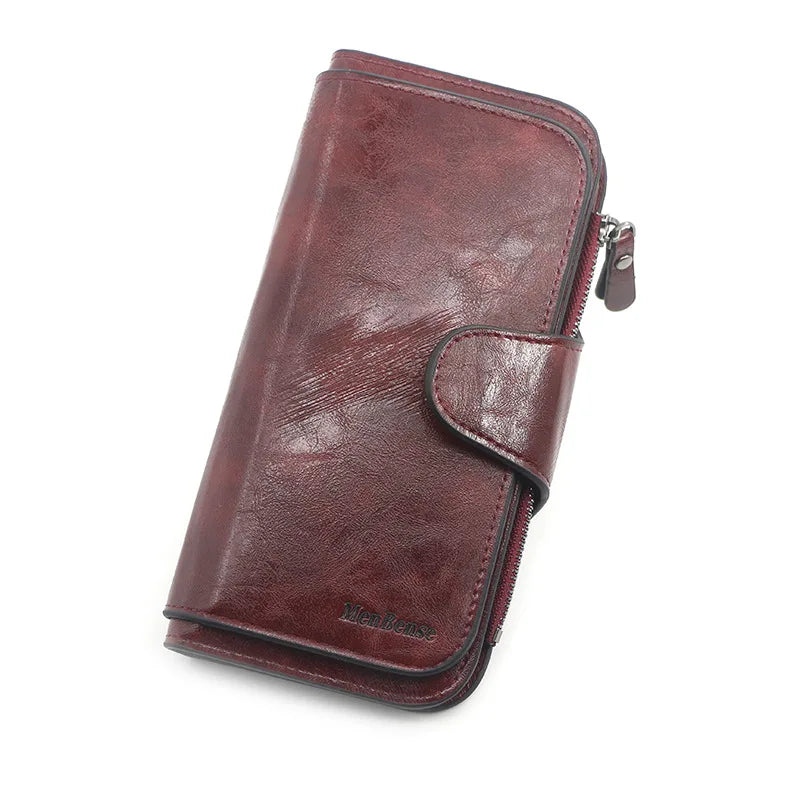 Long PU Leather Clutch Wallet