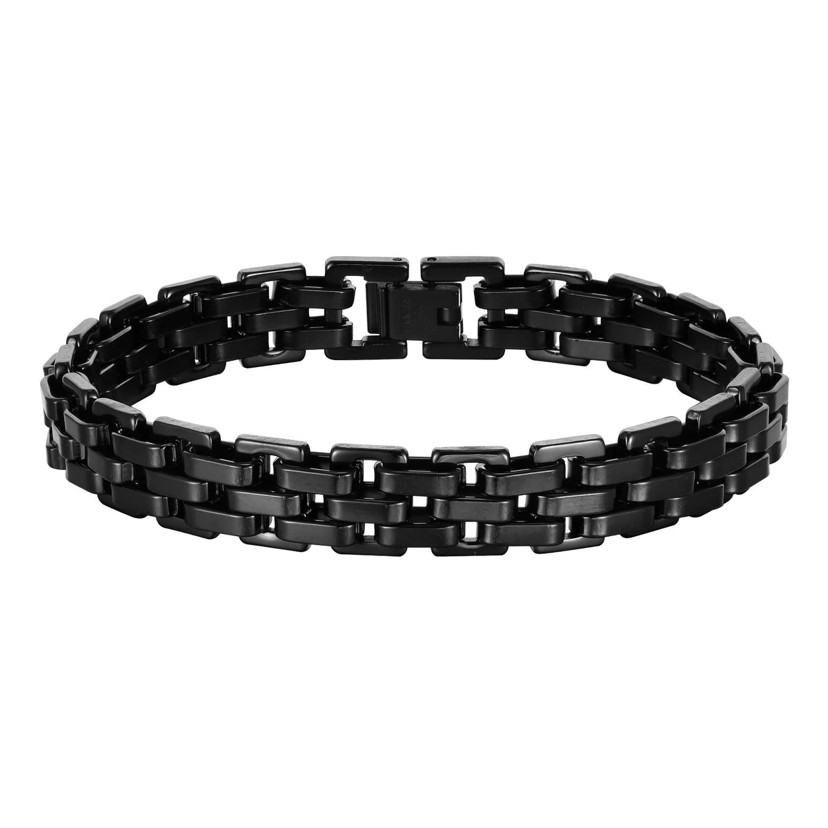 Men's 11mm Stainless Steel Link Bracelet