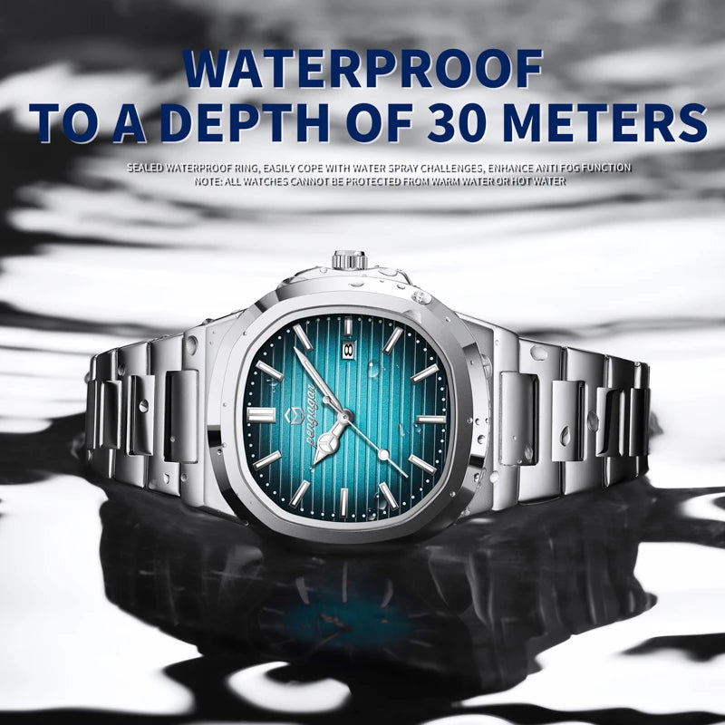 Luxury Military Stainless Steel Watch