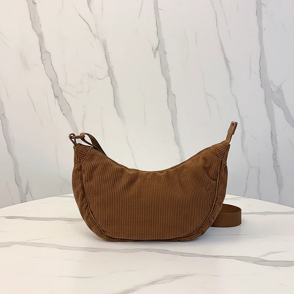 Corduroy Women's Shoulder Bag