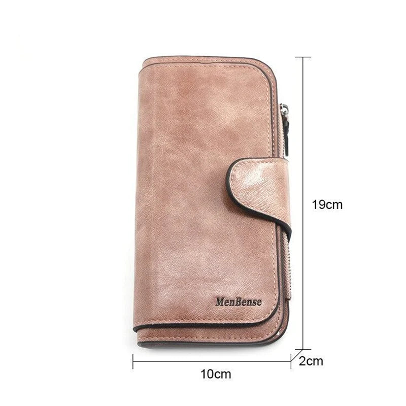 Long PU Leather Clutch Wallet