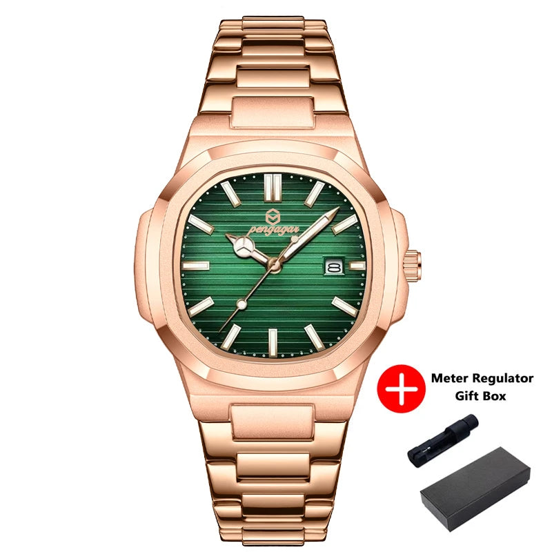 Luxury Military Stainless Steel Watch