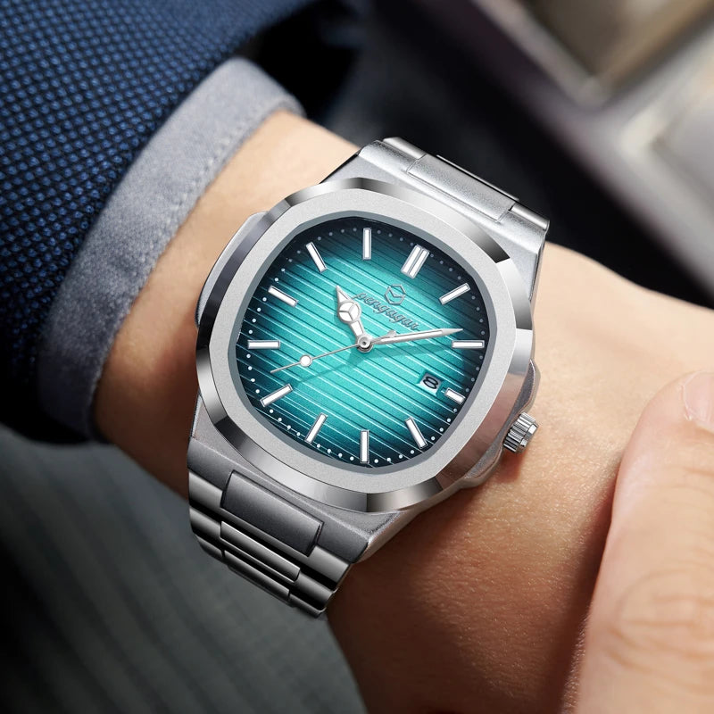 Luxury Military Stainless Steel Watch