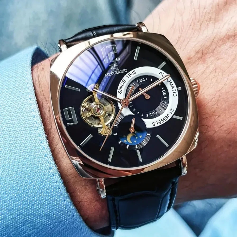 Retro Skeleton Automatic Watch