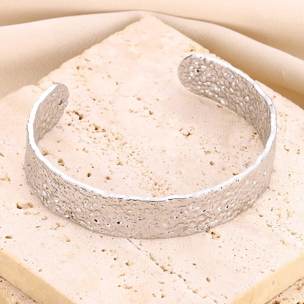 Vintage Gold Open Cuff Bracelet for Women