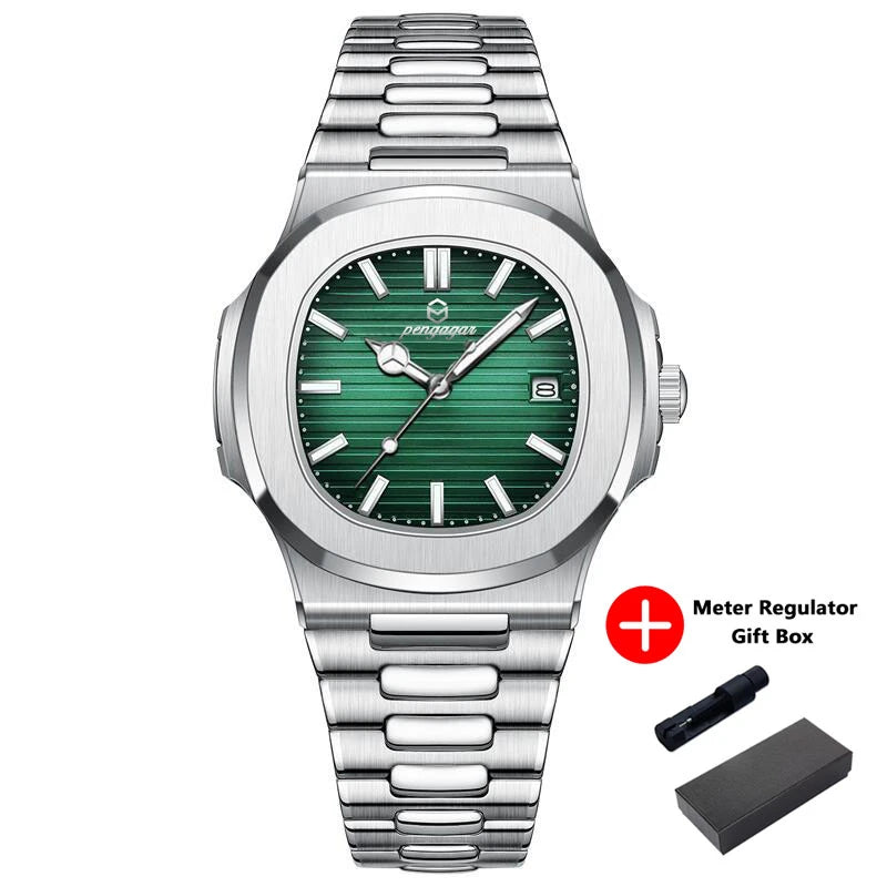 Luxury Military Stainless Steel Watch