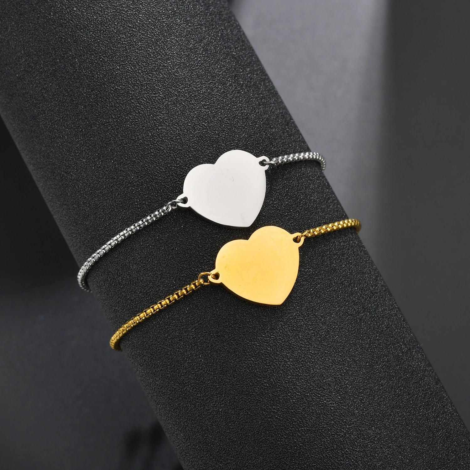Stainless Steel Bar Chain Bracelet