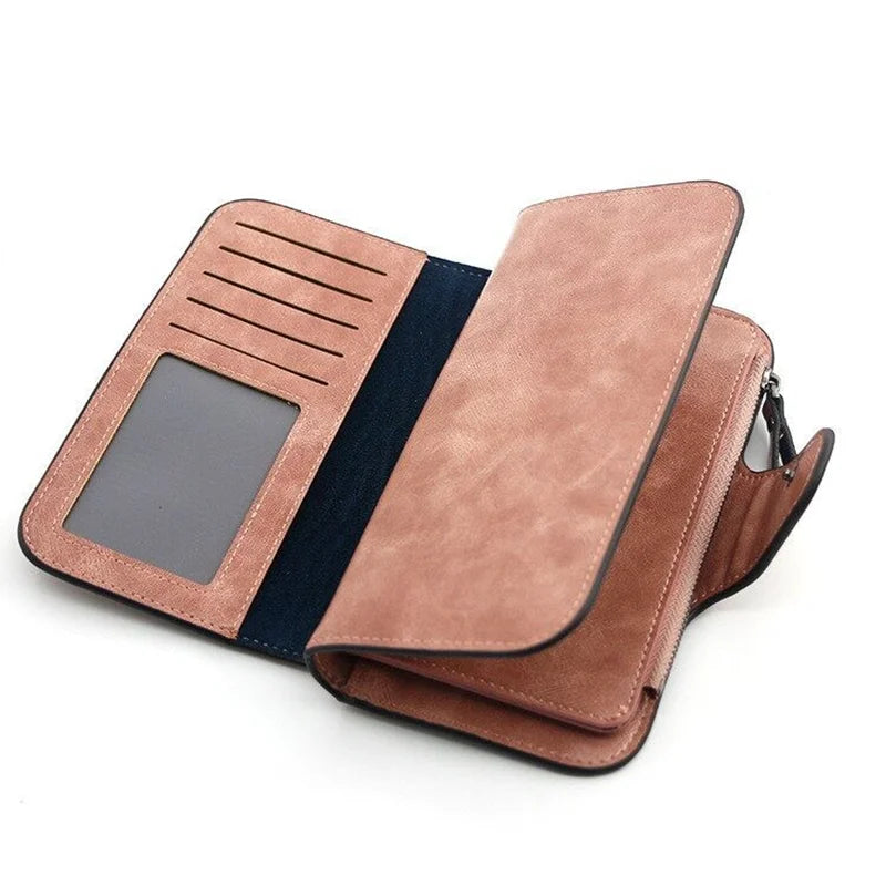 Long PU Leather Clutch Wallet