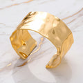 Vintage Gold Open Cuff Bracelet for Women