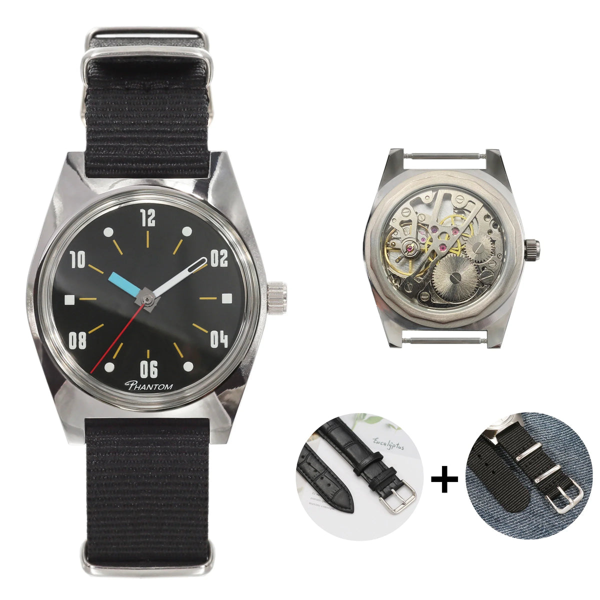 Phantom Mechanical Watch - Black