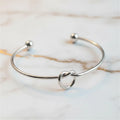 Gold Stainless Steel Sculptural Cuff Bracelet