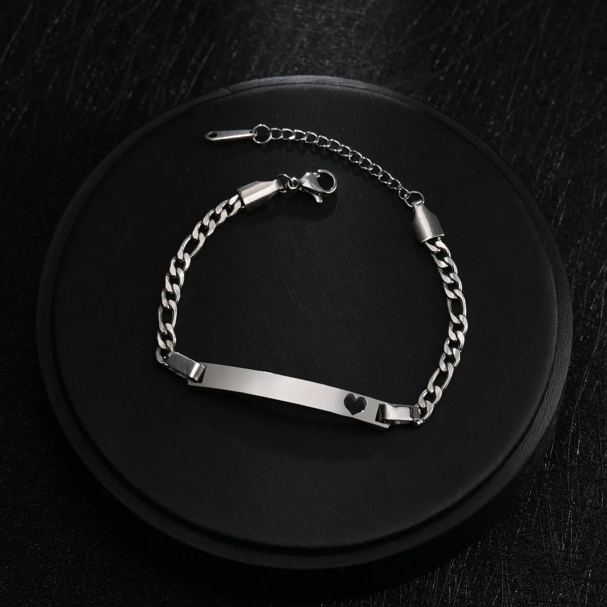 Stainless Steel Bar Chain Bracelet
