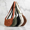 Corduroy Women's Shoulder Bag