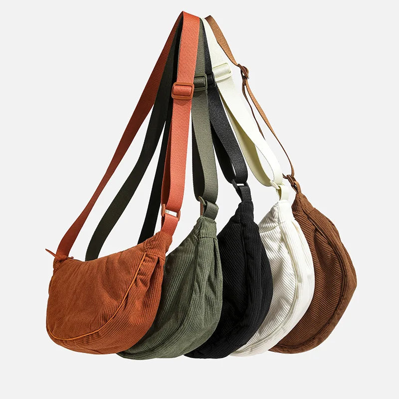 Corduroy Women’s Shoulder Bag – Casual Everyday Bag