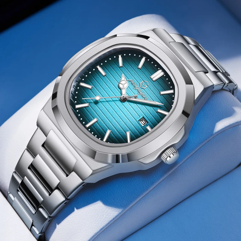 Luxury Military Stainless Steel Watch