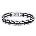 Men's 11mm Stainless Steel Link Bracelet