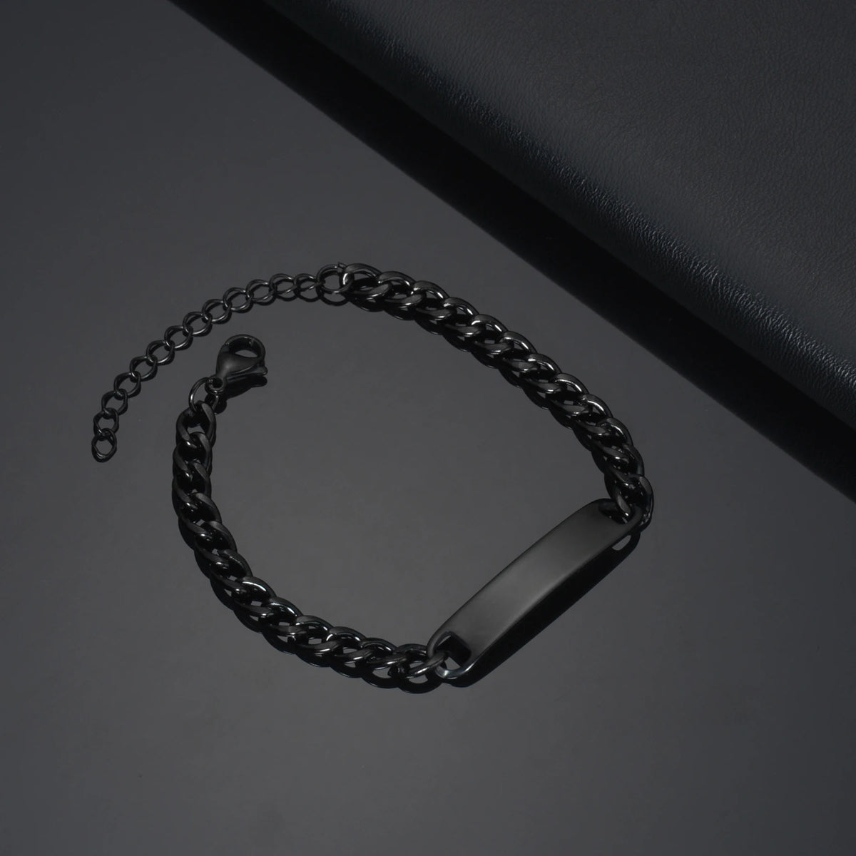 Stainless Steel Bar Chain Bracelet – Couple's Gift