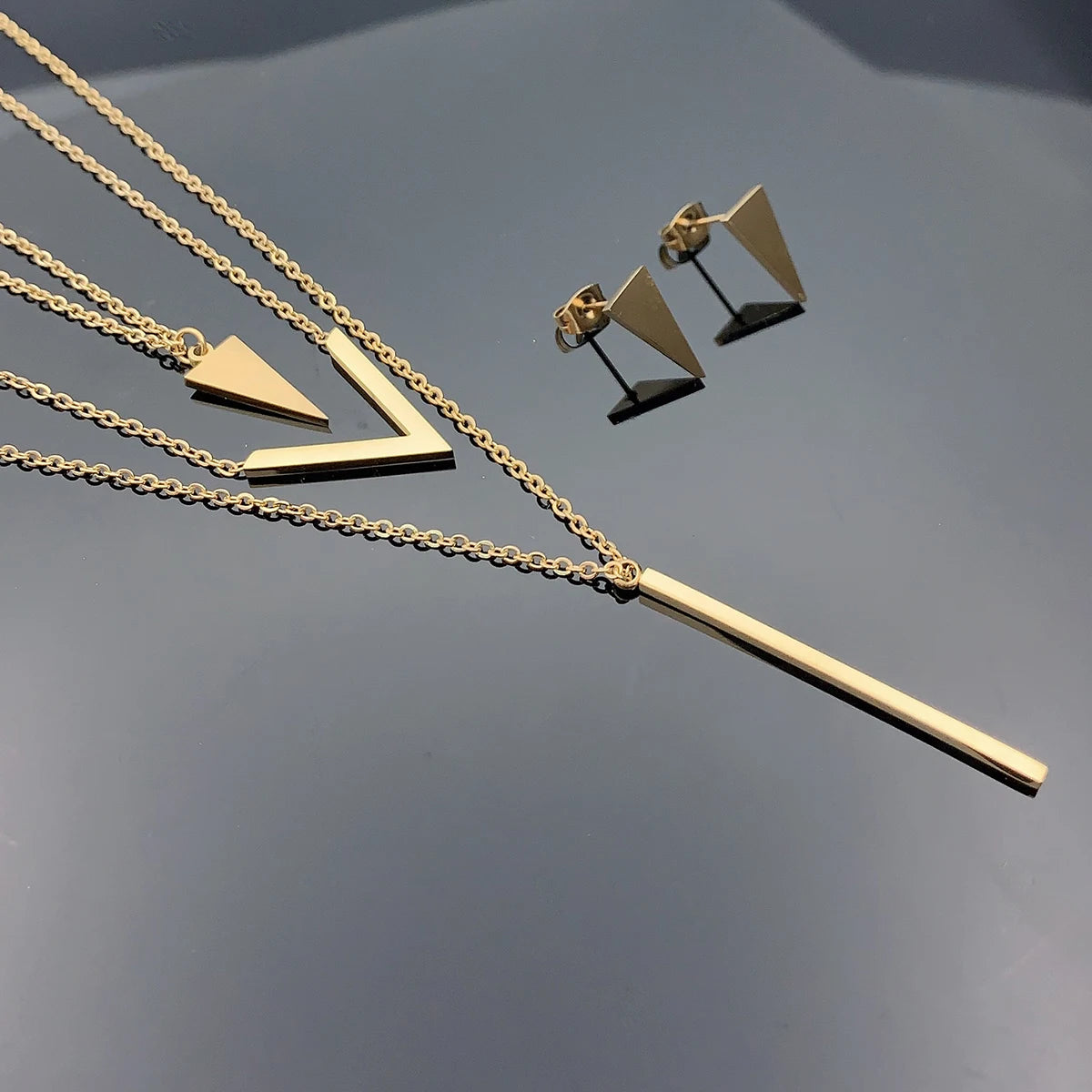 3 V-Shape Jewelry Set