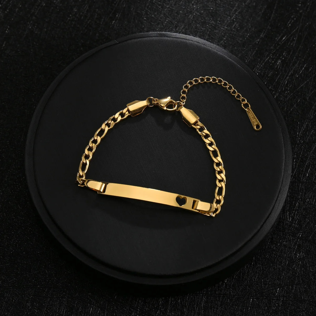 Stainless Steel Bar Chain Bracelet – Couple's Gift