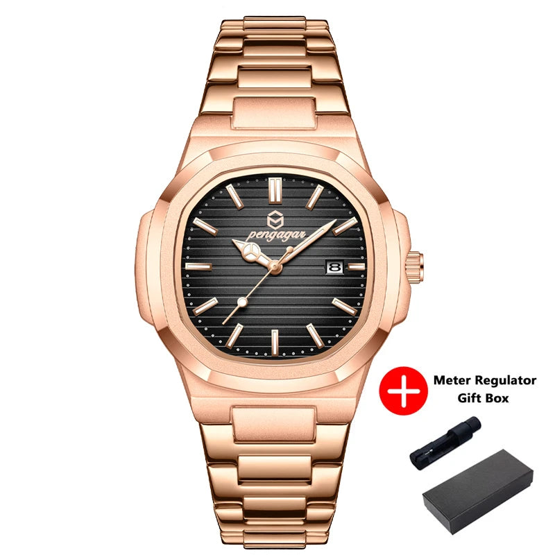 Luxury Military Stainless Steel Watch