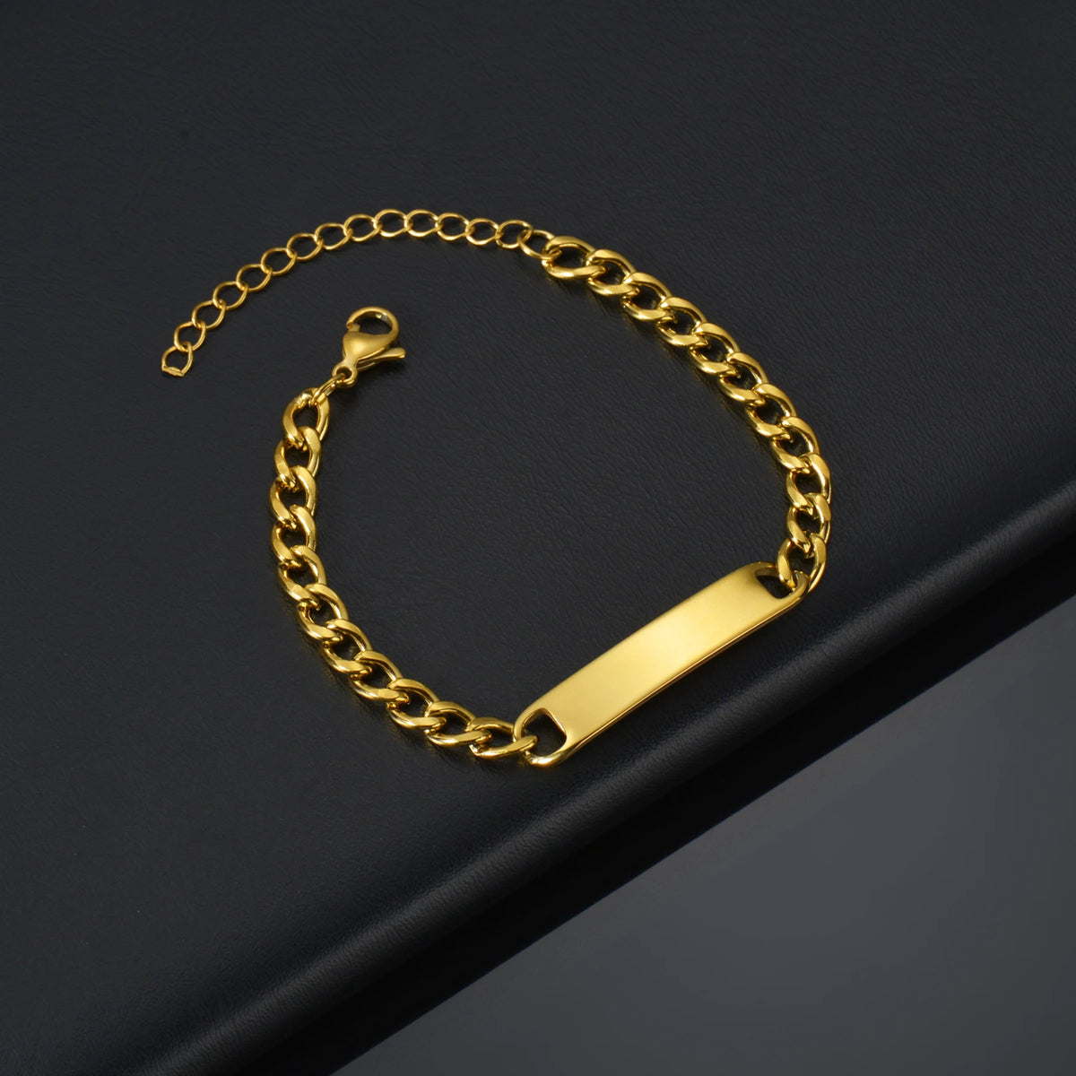 Stainless Steel Bar Chain Bracelet