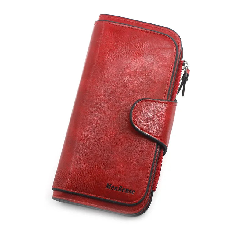 Long PU Leather Clutch Wallet
