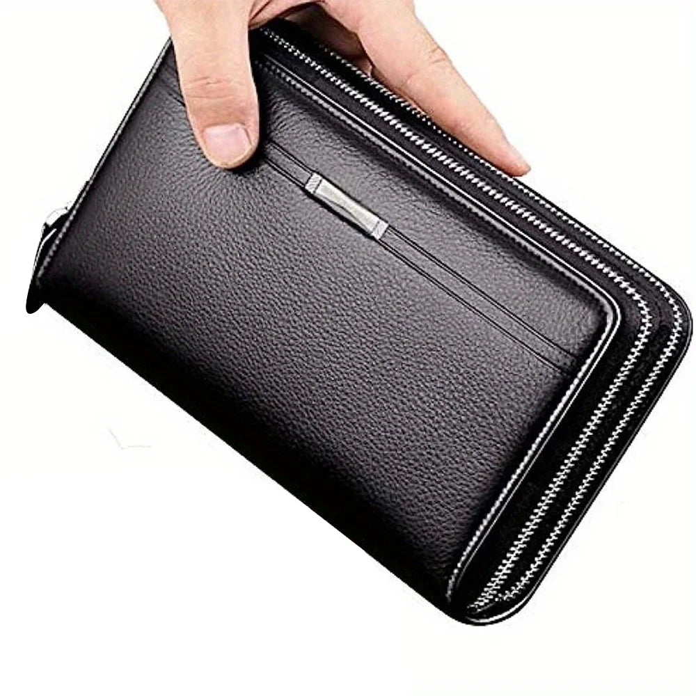 Men's Long Leather Wallet