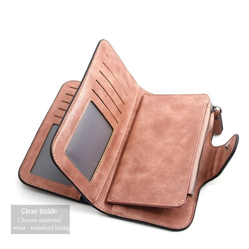 Long PU Leather Clutch Wallet