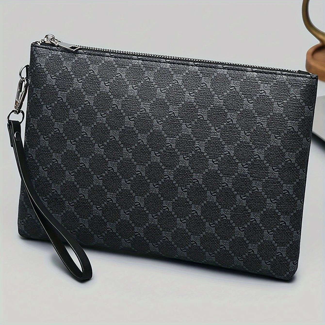 Men's PU Leather Clutch Wallet – Business