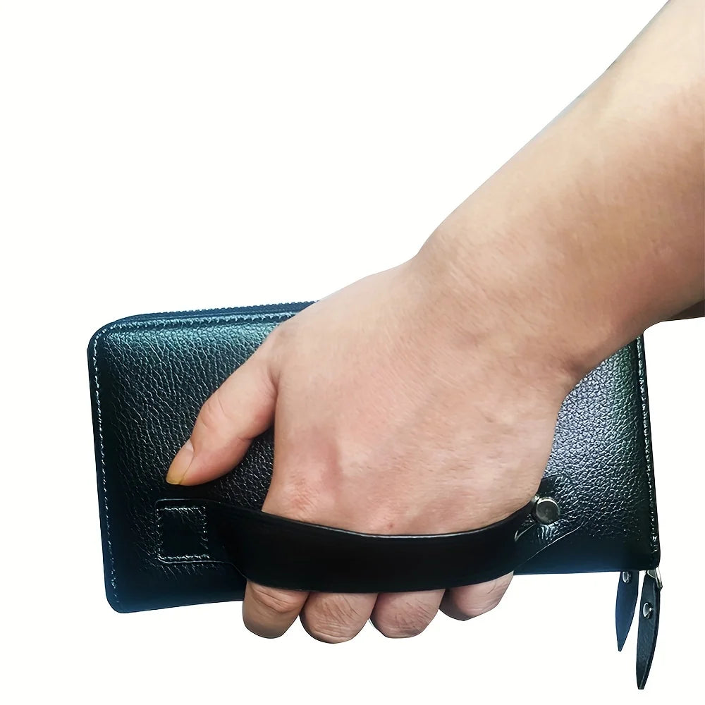 Men's Long Leather Wallet