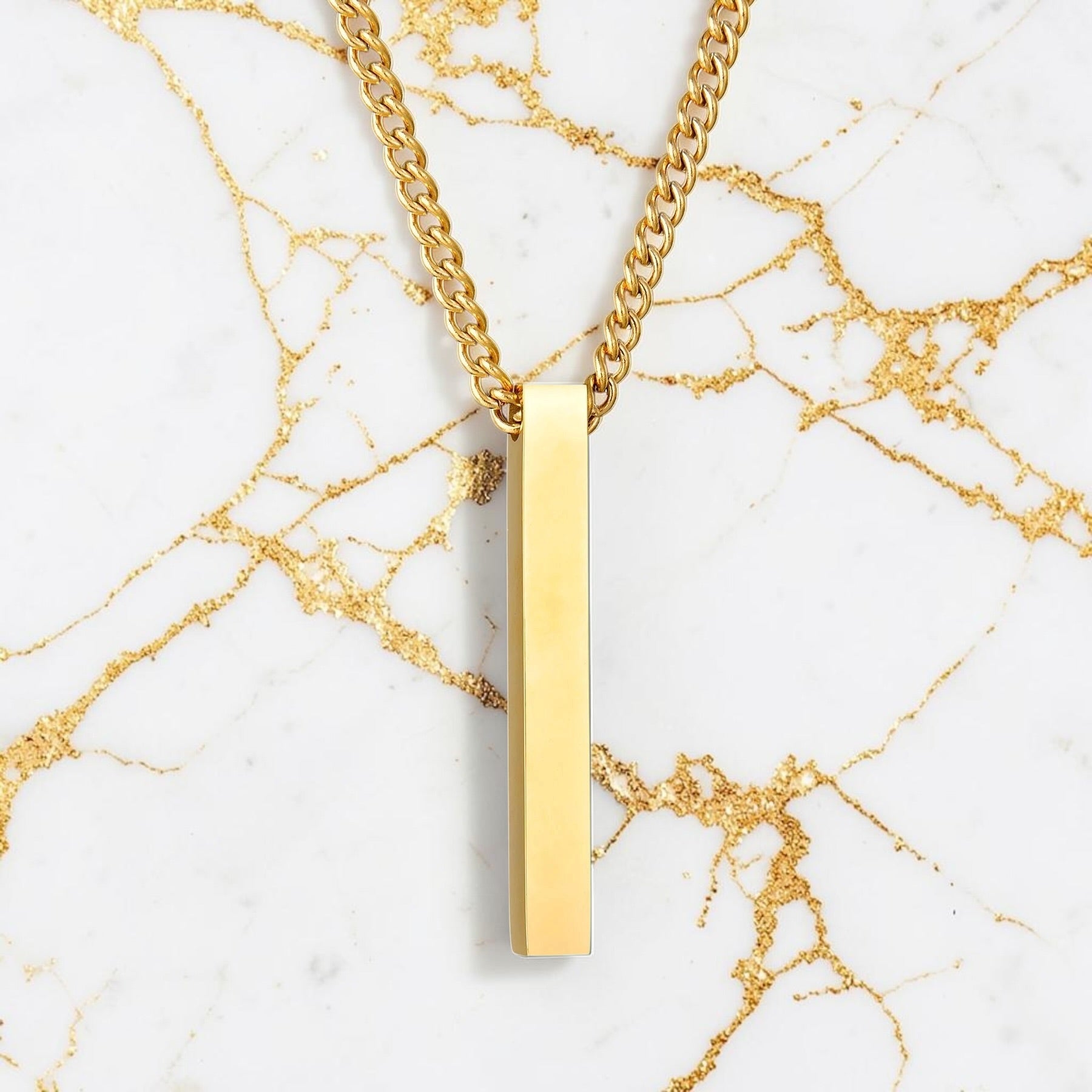 Stainless Steel Bar Necklace