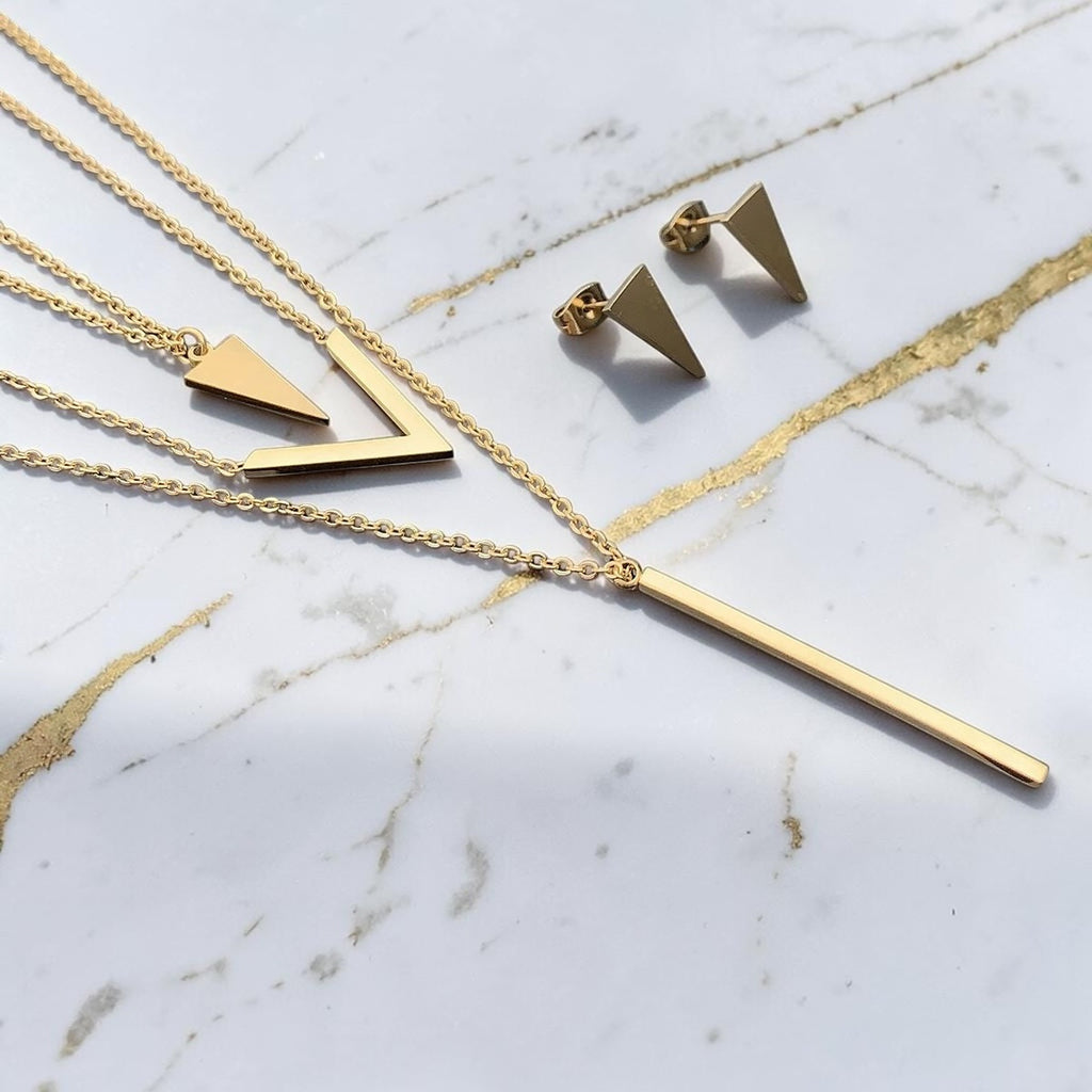 3 V-Shape Jewelry Set